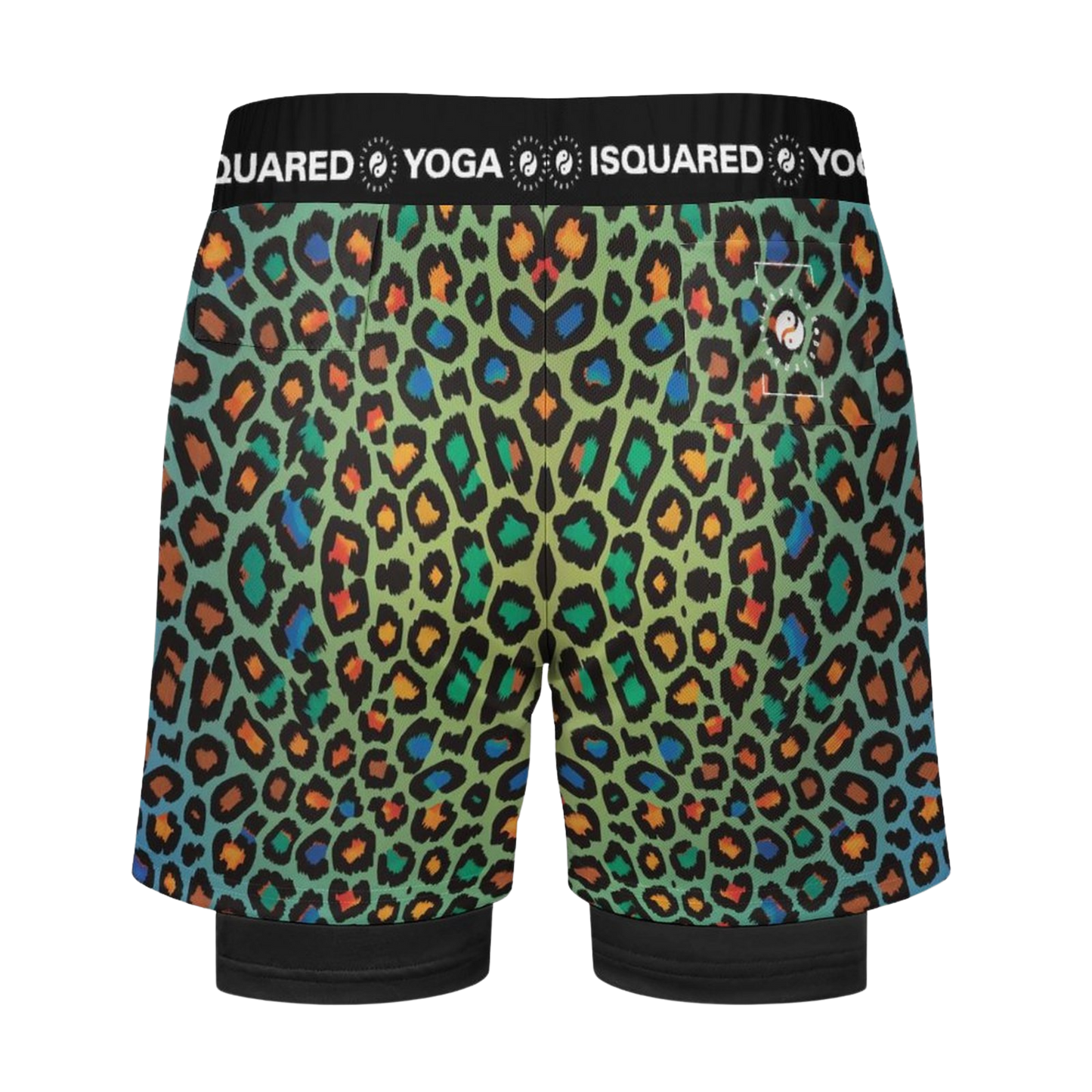 Wild Leopards - Compression Yoga Shorts