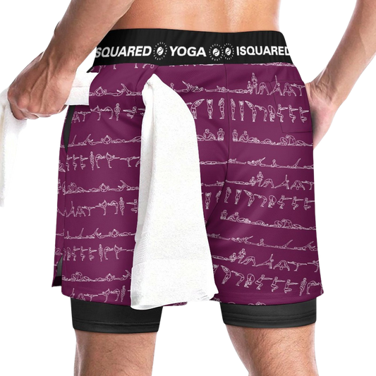 Bikram Ember - Compression Yoga Shorts