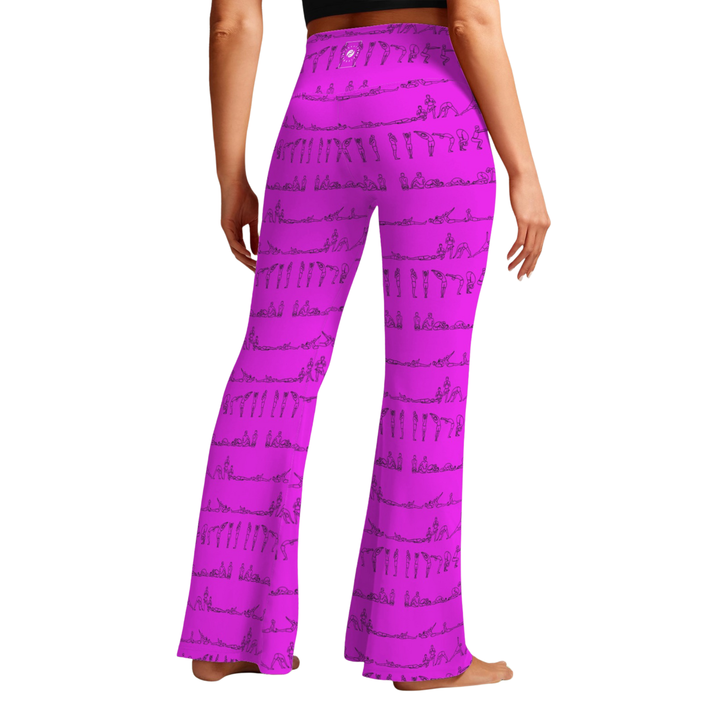 Bikram Series - Cross Waisted Flair Leggings
