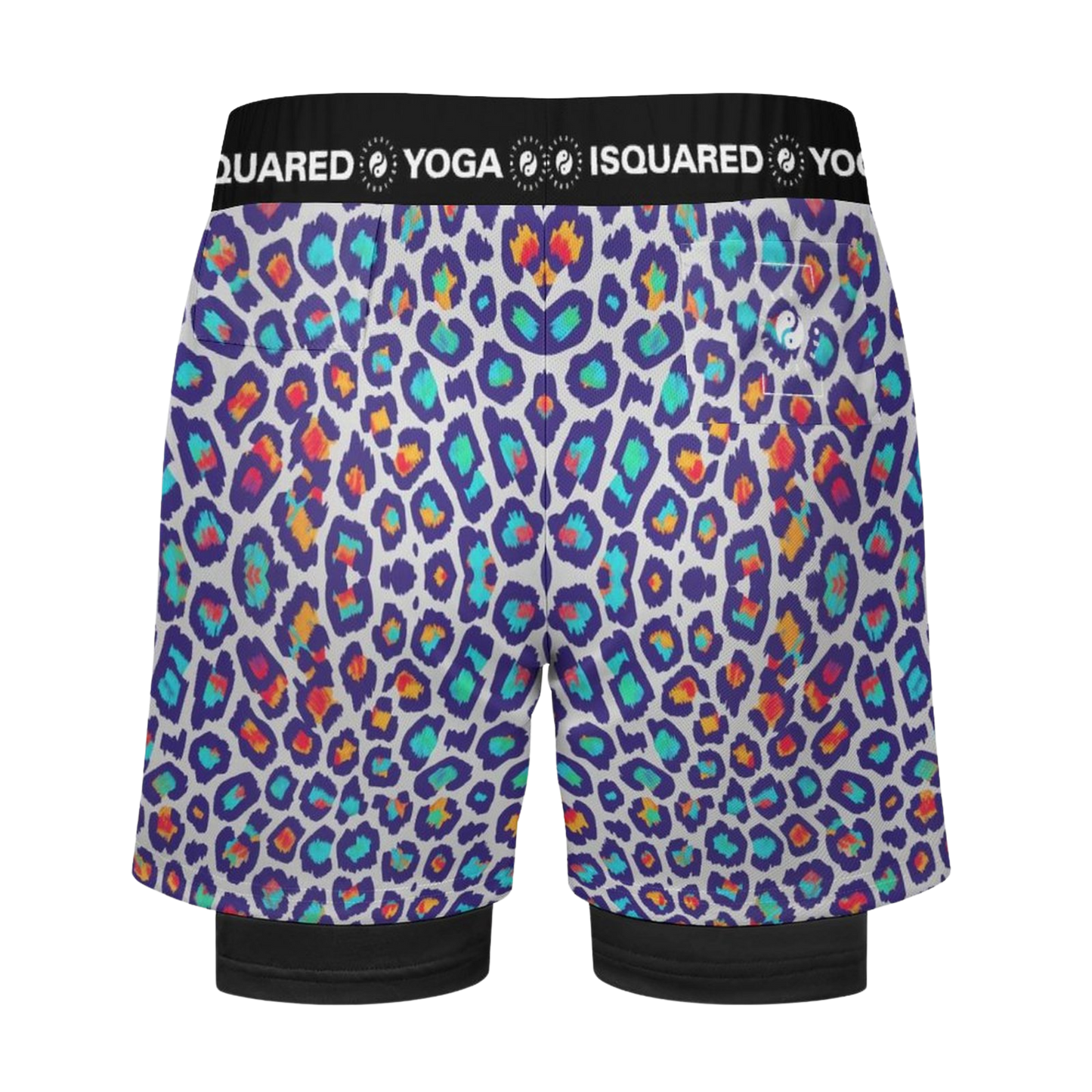 Wild Leopards - Compression Yoga Shorts