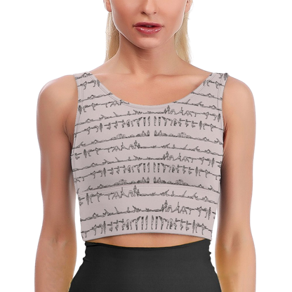Bikram Pastel - iSquared Crop Top