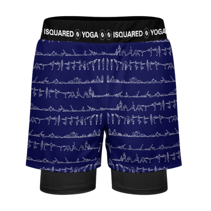 Bikram Ember - Compression Yoga Shorts