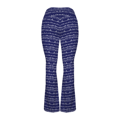 Bikram Ember - Cross Waisted Flair Leggings