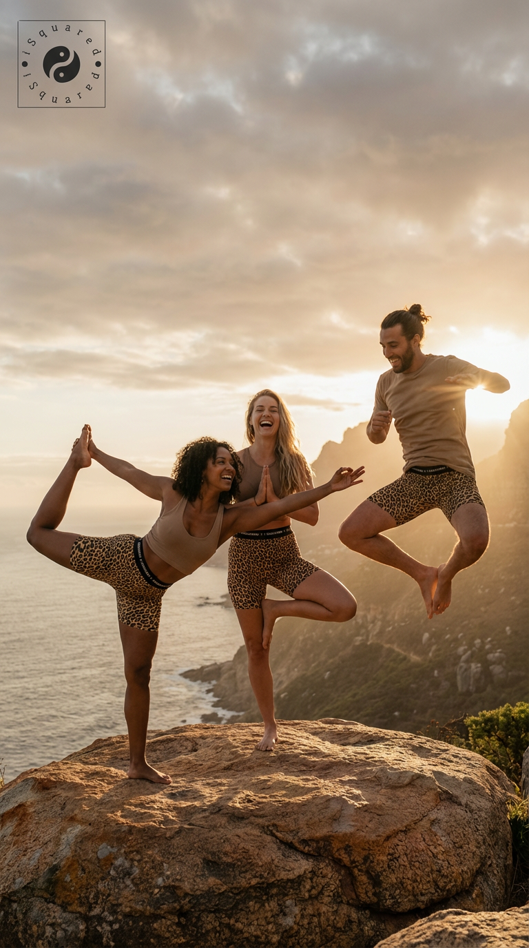 Wild Leopards - iSquared Yoga Shorts