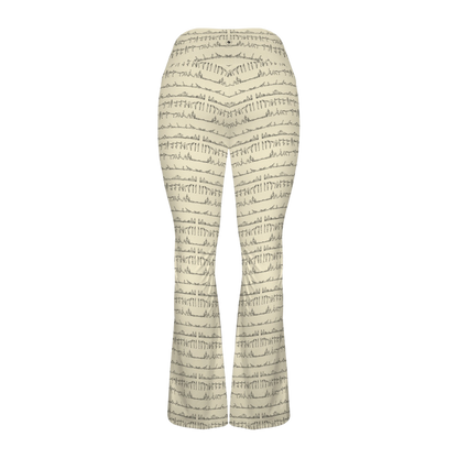 Bikram Pastel - Cross Waisted Flair Leggings