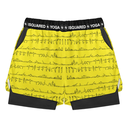 Bikram Series - Compression Yoga Shorts