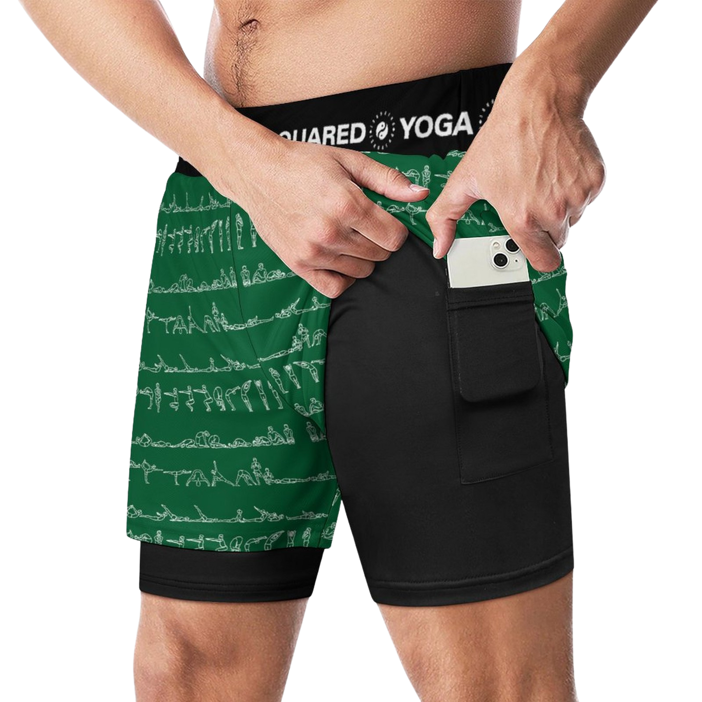 Bikram Ember - Compression Yoga Shorts