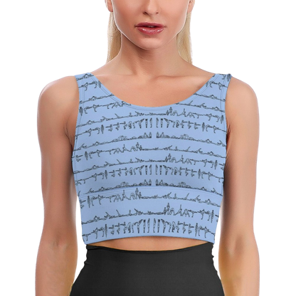 Bikram Pastel - iSquared Crop Top