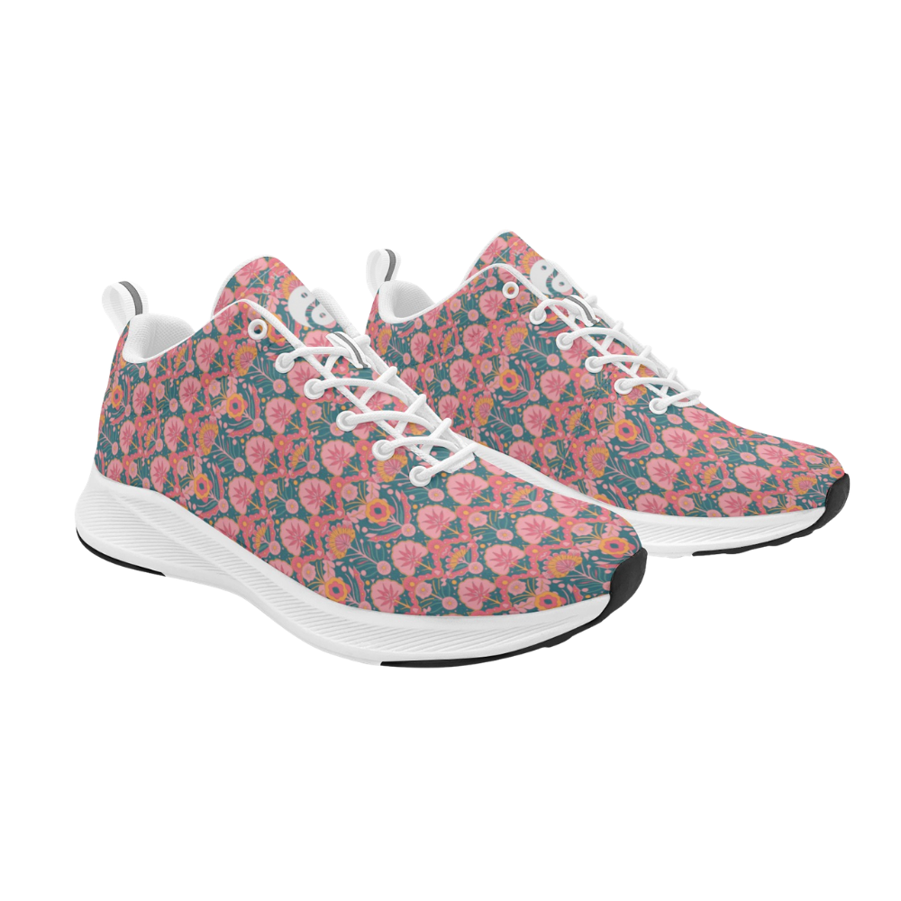 Jaipur Love iSquared men's runners in vegan faux suede with reflective accents, printed upper, mesh lining, and rubber outsole