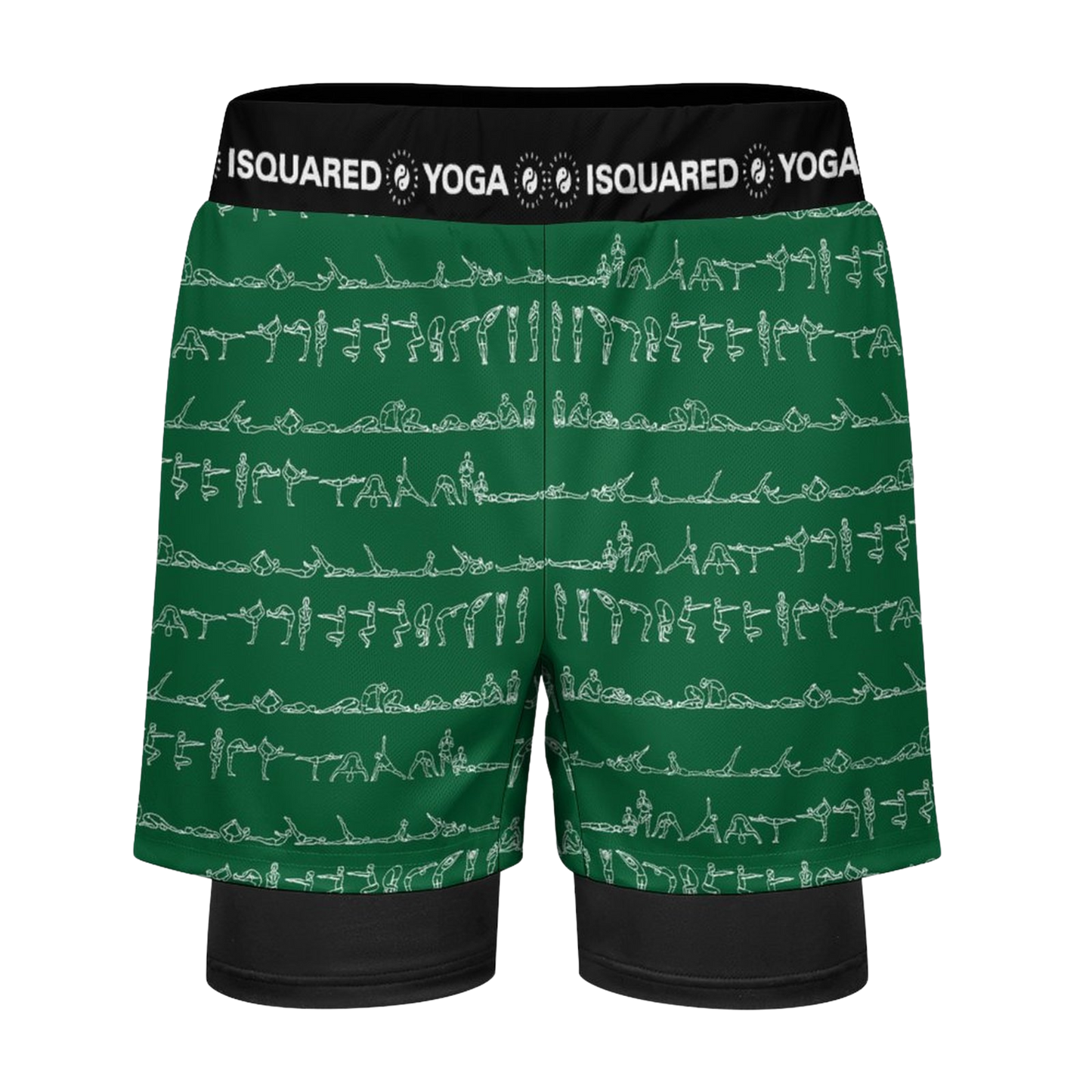 Bikram Ember - Compression Yoga Shorts