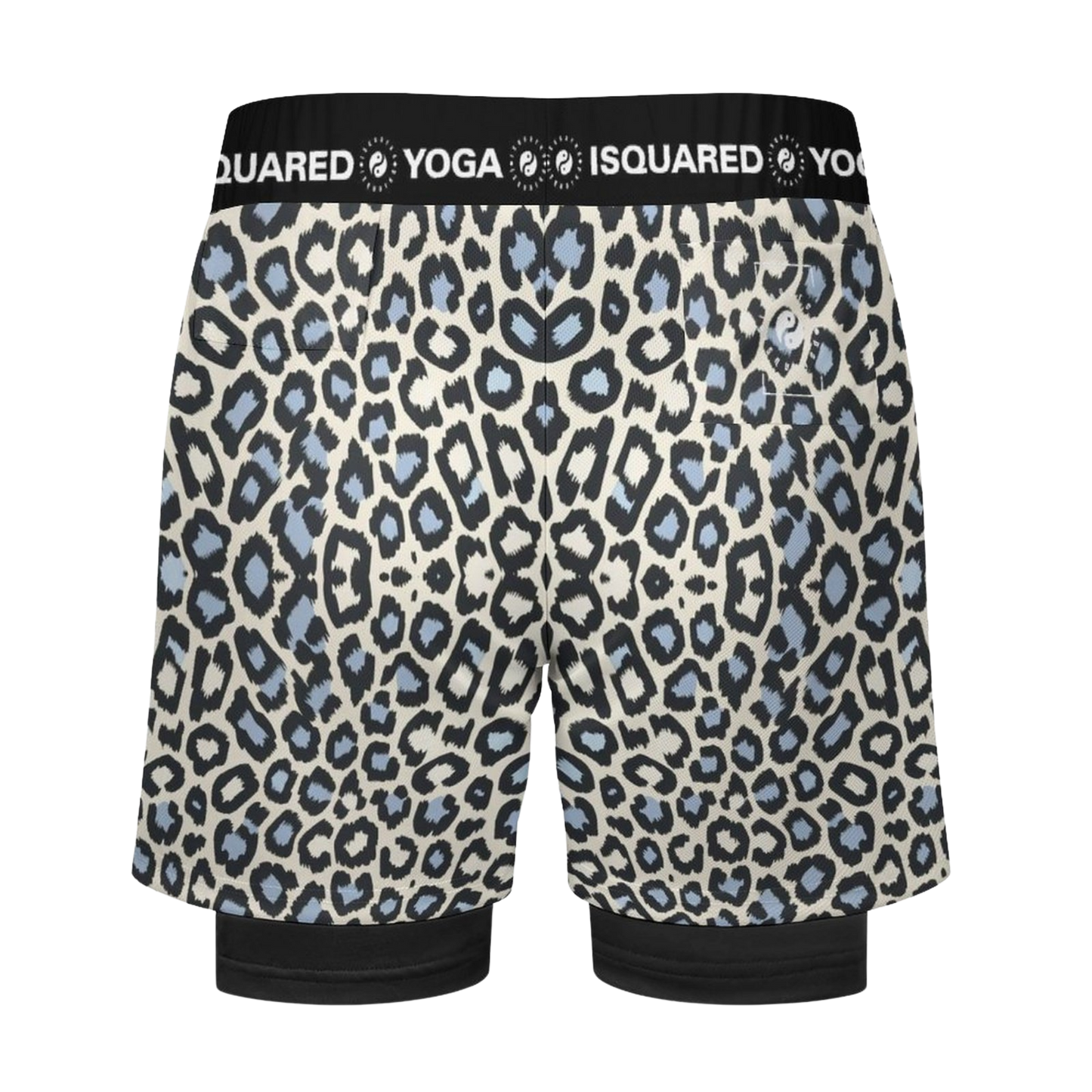 Wild Leopards - Compression Yoga Shorts