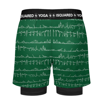 Bikram Ember - Compression Yoga Shorts