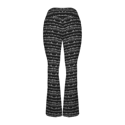 Bikram Ember - Cross Waisted Flair Leggings