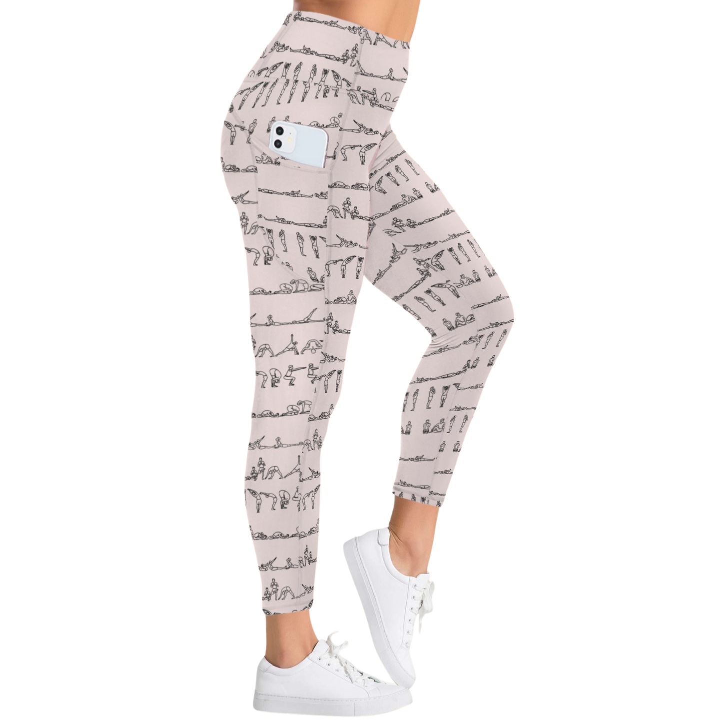 Bikram Pastel - iSquared Pocket Leggings