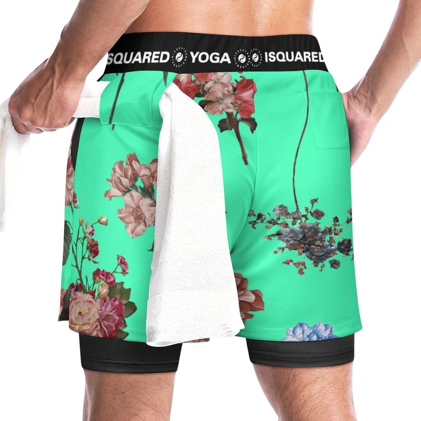 Botanicals - Comrpession Yoga Shorts