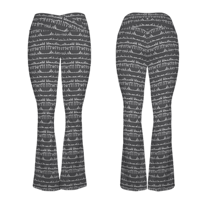 Bikram Ember - Cross Waisted Flair Leggings