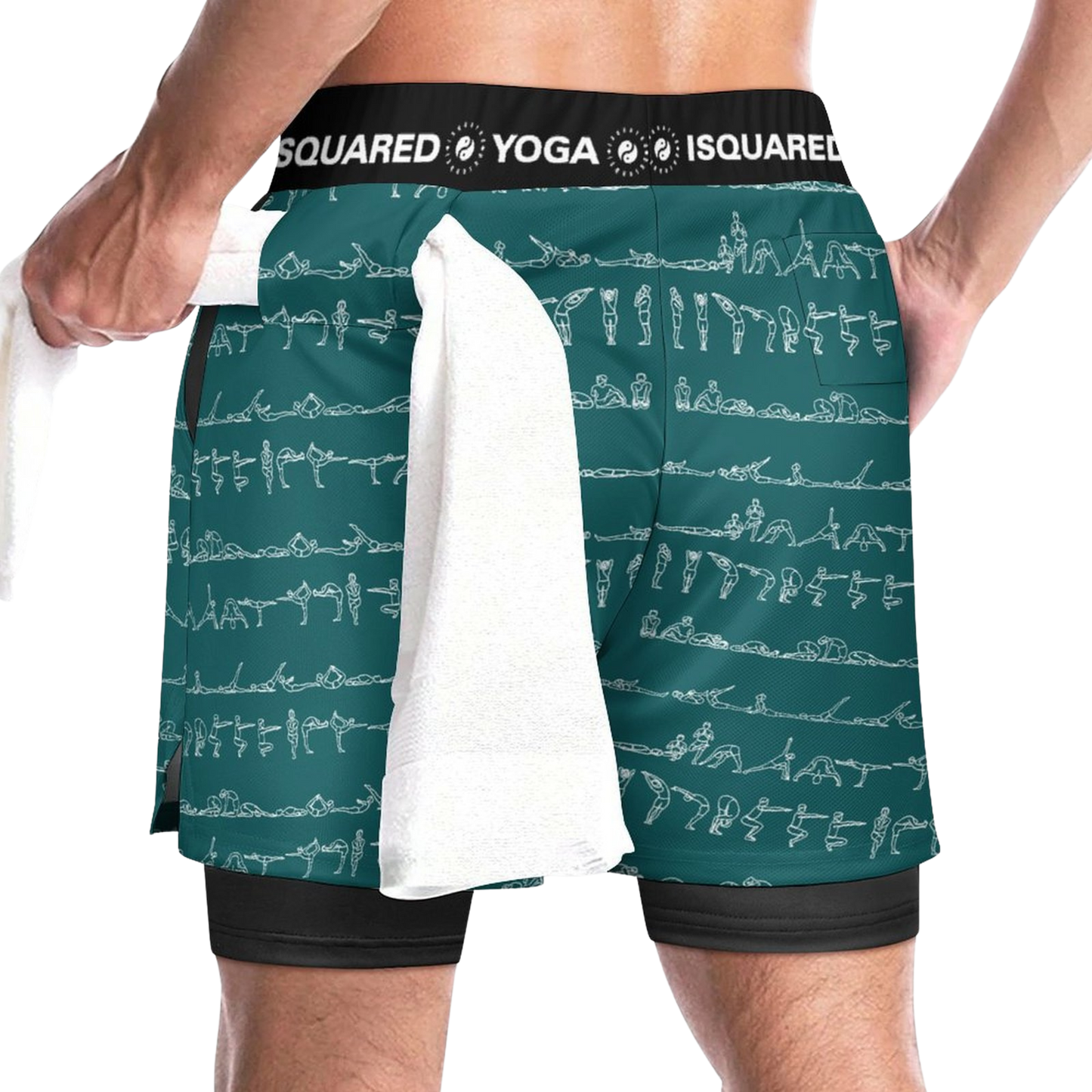 Bikram Ember - Compression Yoga Shorts