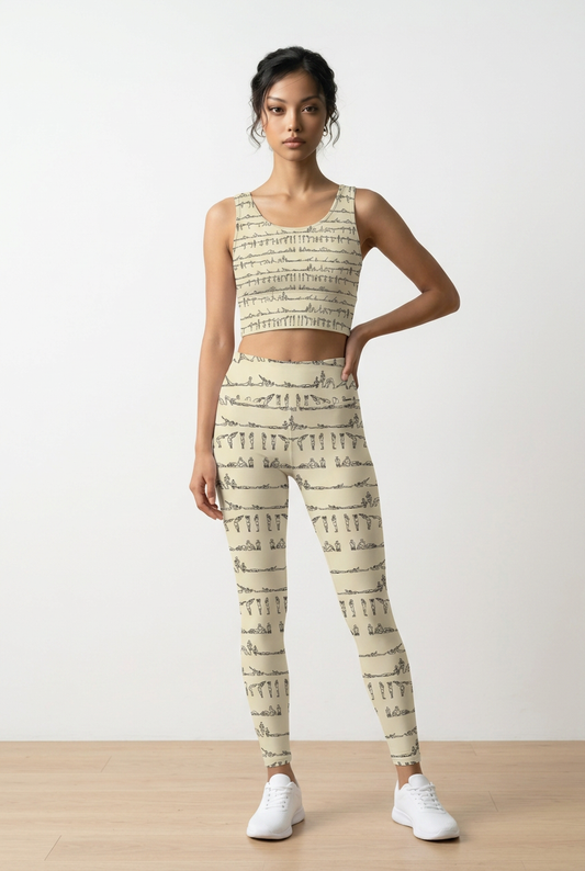 Bikram Pastel - iSquared Pocket Leggings