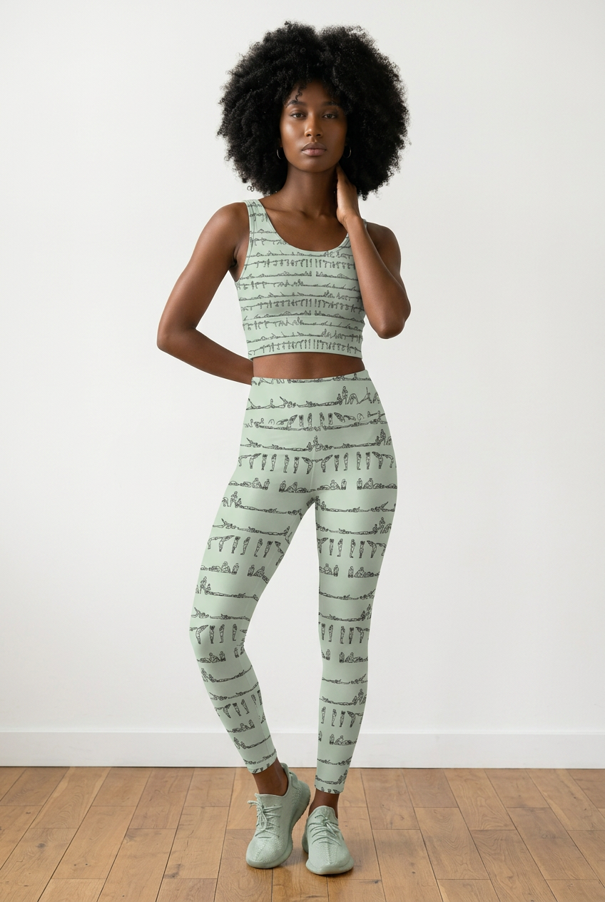 Bikram Pastel - iSquared Pocket Leggings