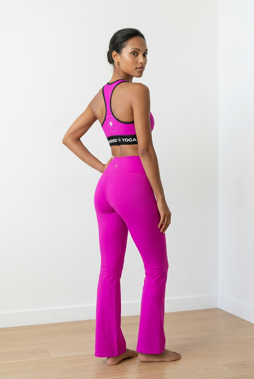 Pure Palette - Cross Waisted Flair Leggings