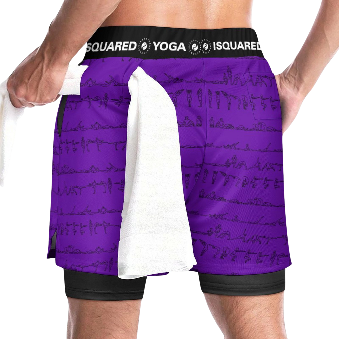 Bikram Series - Compression Yoga Shorts