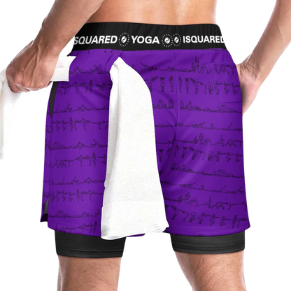 Bikram Series - Compression Yoga Shorts