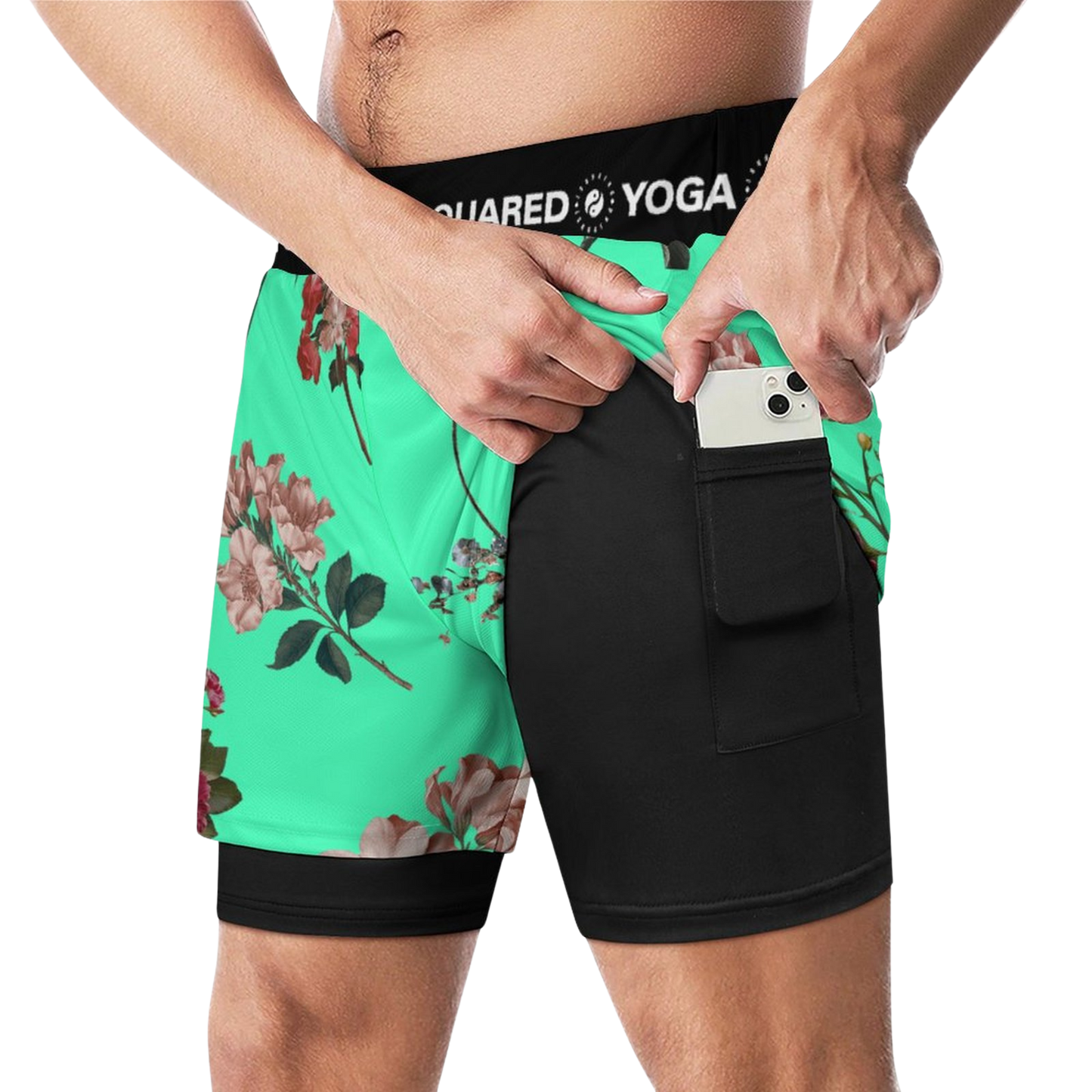 Botanicals - Comrpession Yoga Shorts