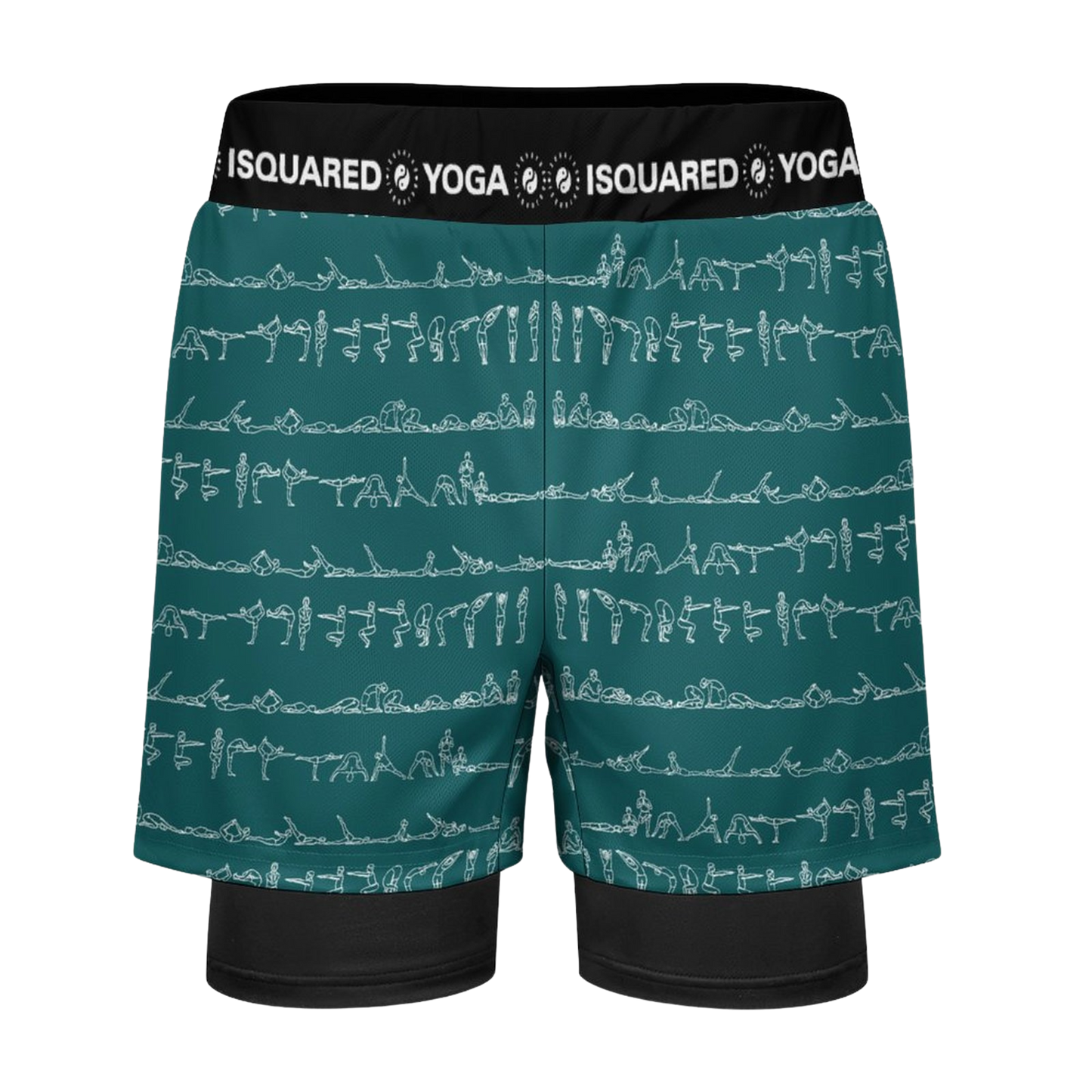 Bikram Ember - Compression Yoga Shorts