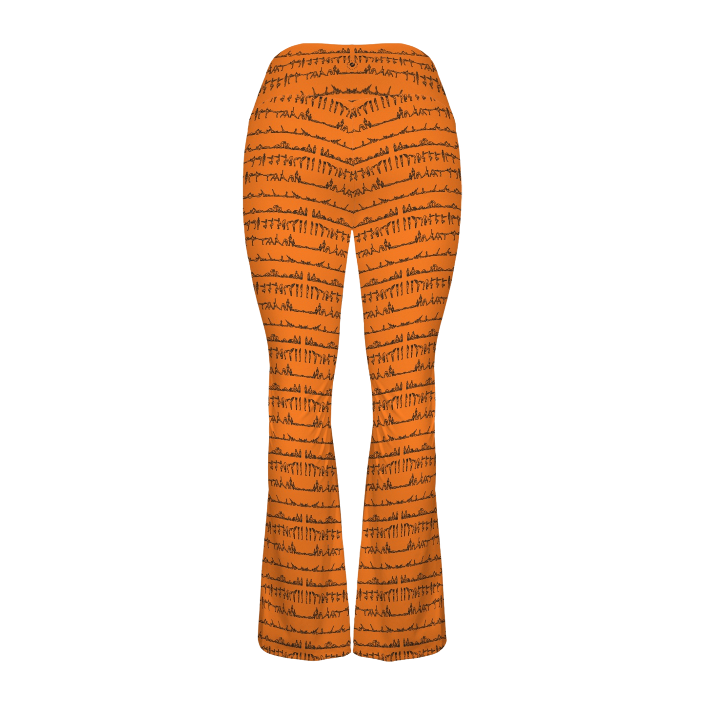 Bikram Series - Cross Waisted Flair Leggings REFINED