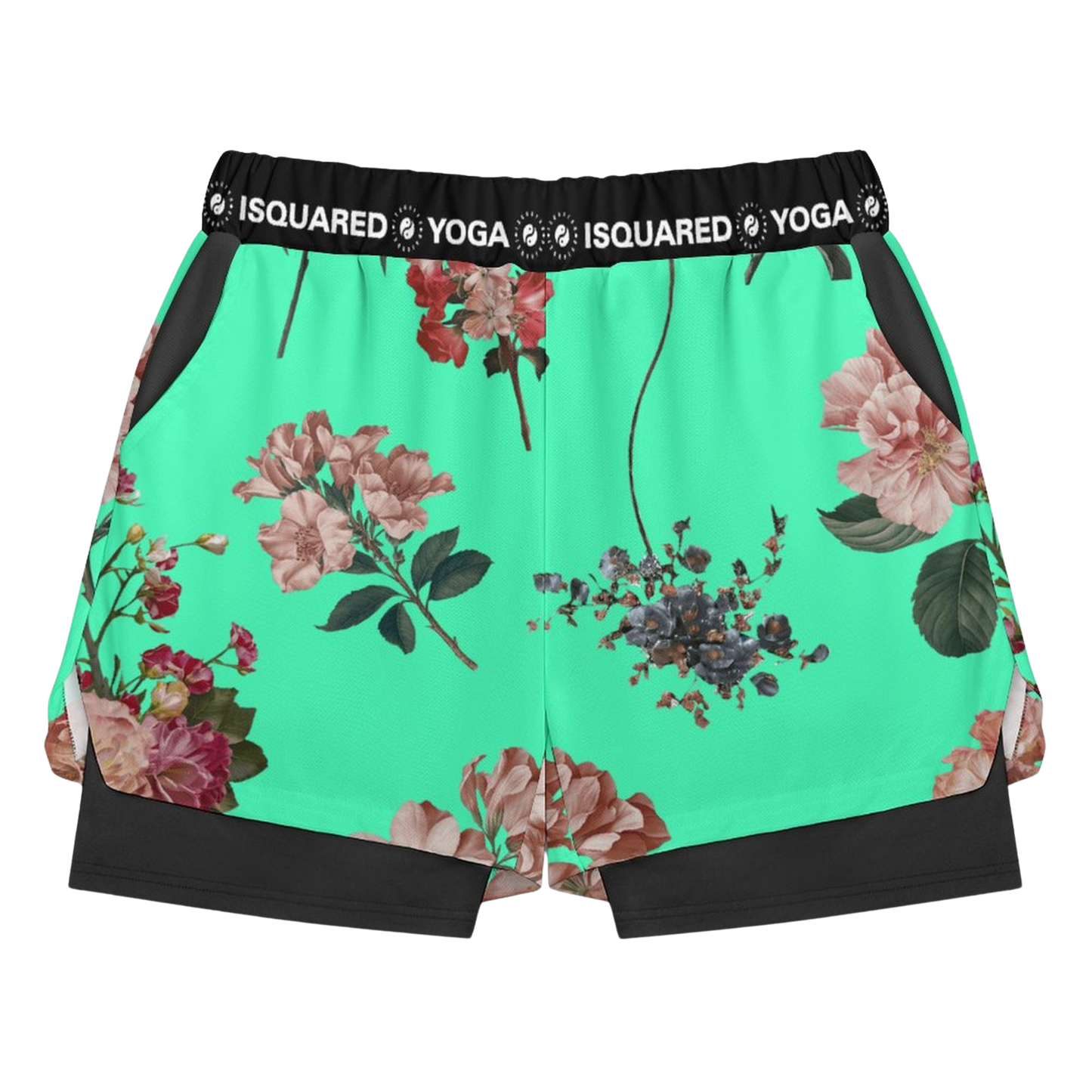 Botanicals - Comrpession Yoga Shorts