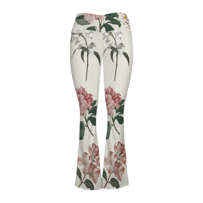 Botanicals - Cross Waisted Flair Leggings