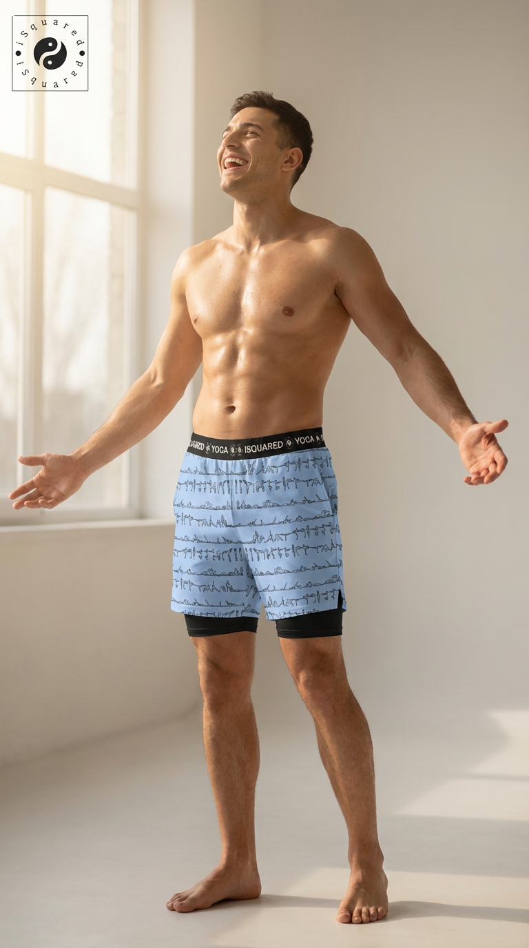 Bikram Pastel - Compression Yoga Shorts