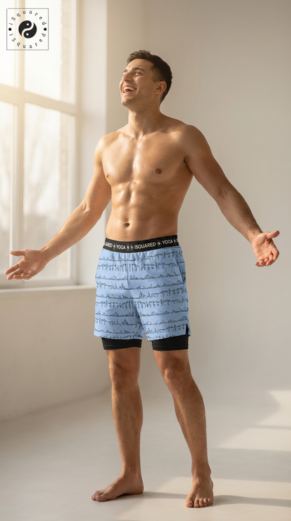 Bikram Pastel - Compression Yoga Shorts