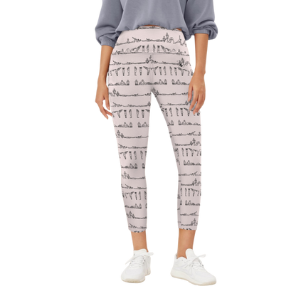 Bikram Pastel - iSquared Pocket Leggings