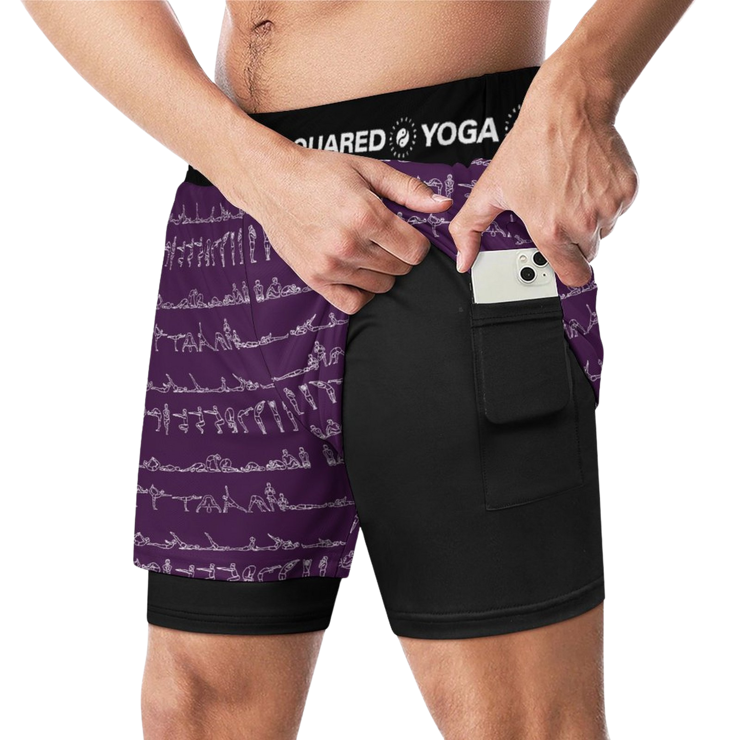 Bikram Ember - Compression Yoga Shorts