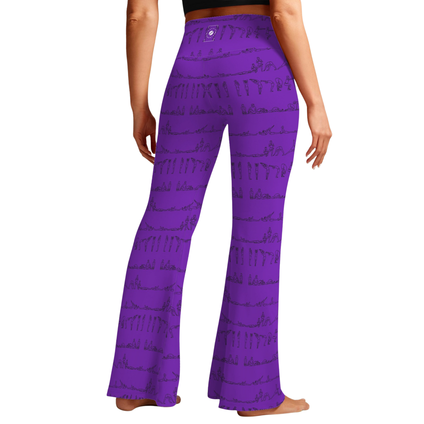 Bikram Series - Cross Waisted Flair Leggings
