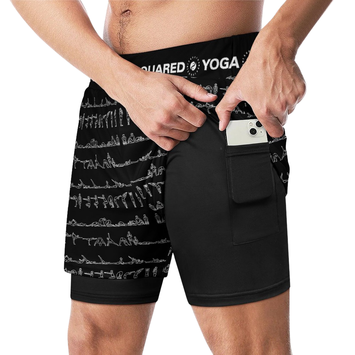 Bikram Ember - Compression Yoga Shorts