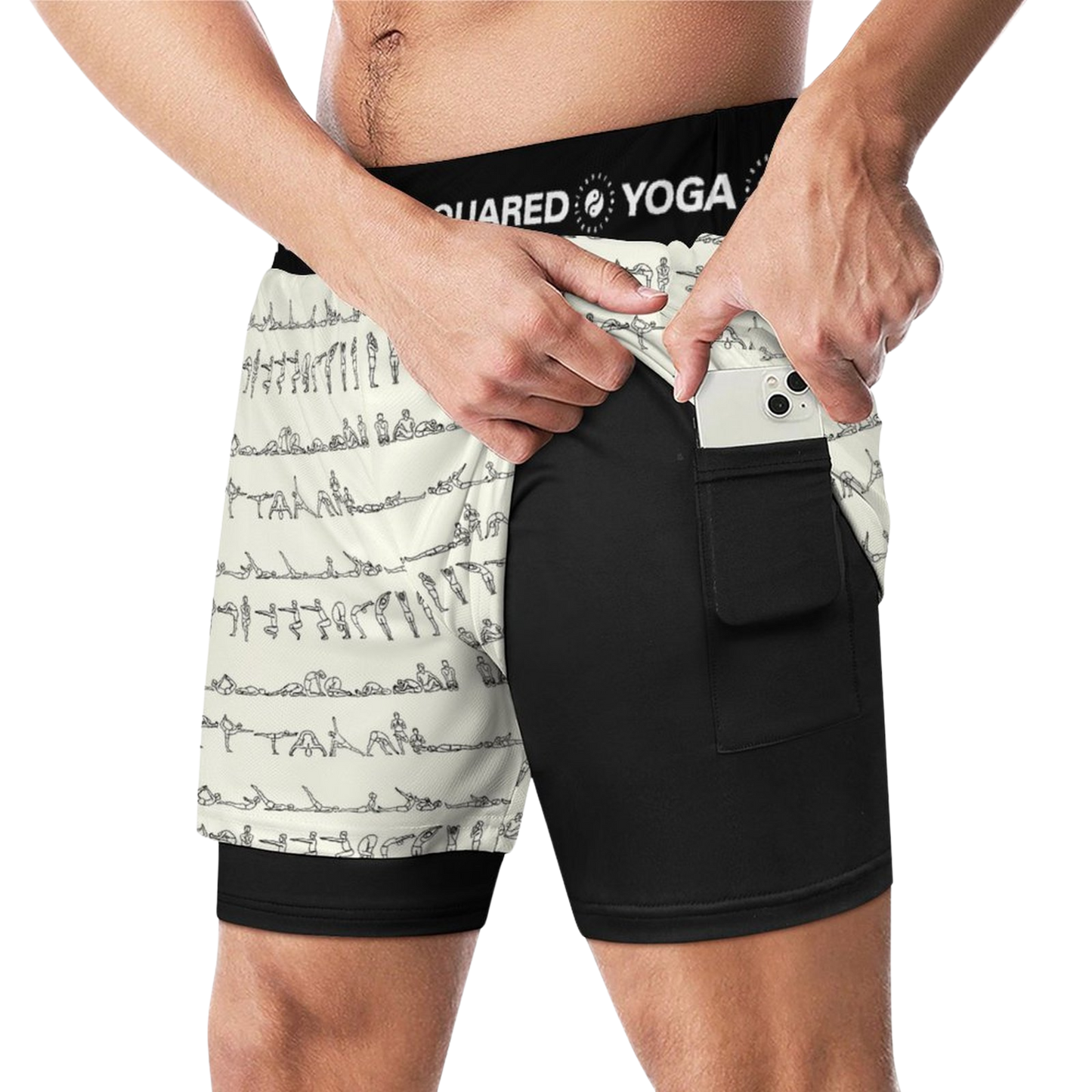 Bikram Series - Compression Yoga Shorts