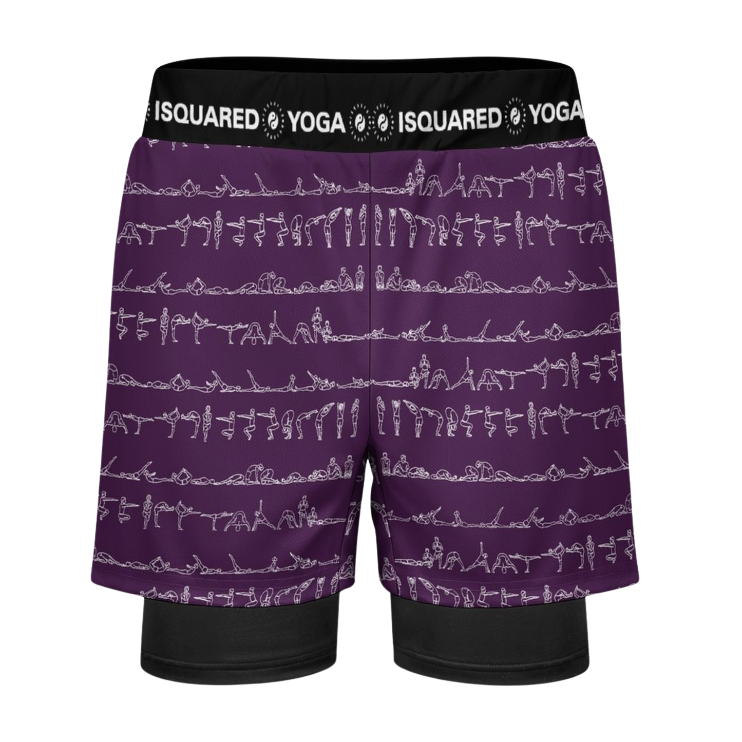 Bikram Ember - Compression Yoga Shorts