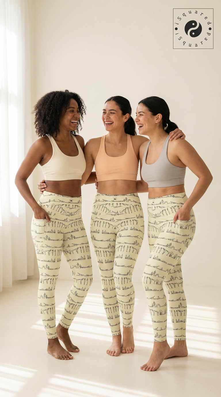 Bikram Pastel - iSquared Pocket Leggings