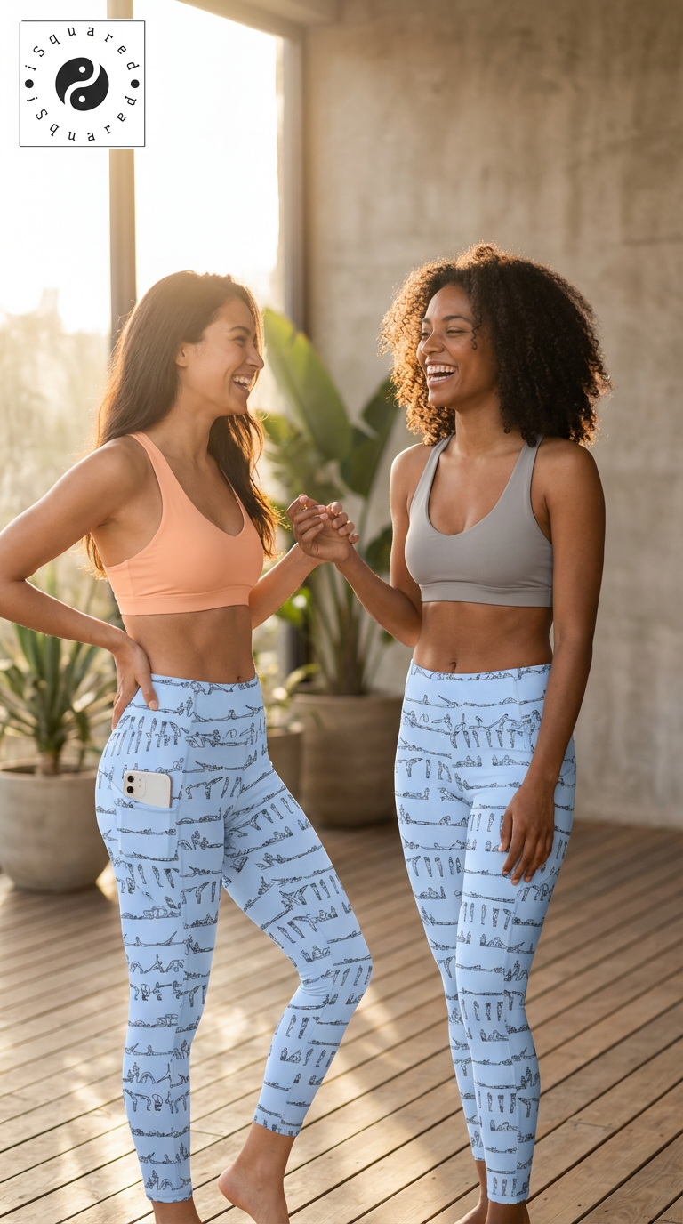 Bikram Pastel - iSquared Pocket Leggings