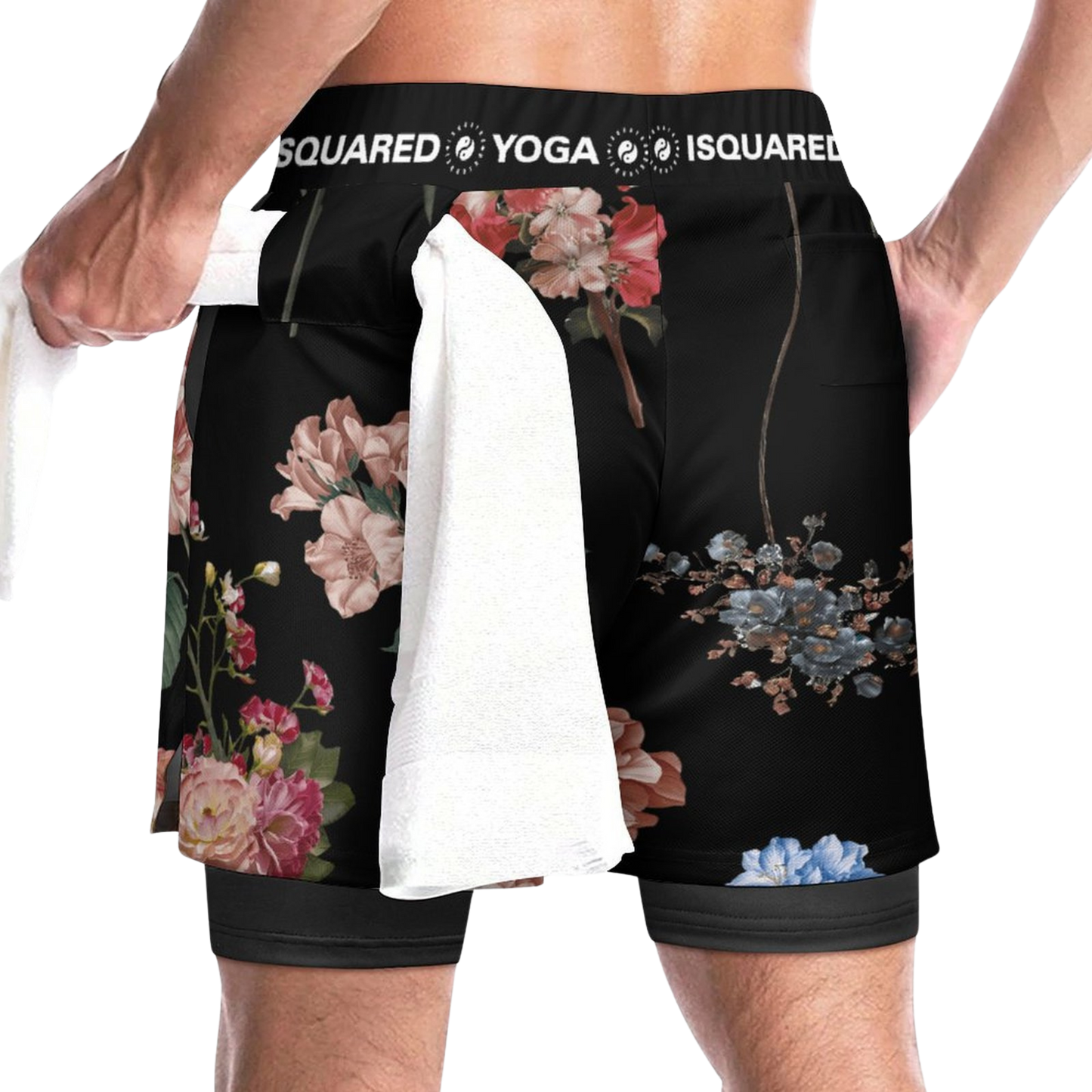 Botanicals - Comrpession Yoga Shorts