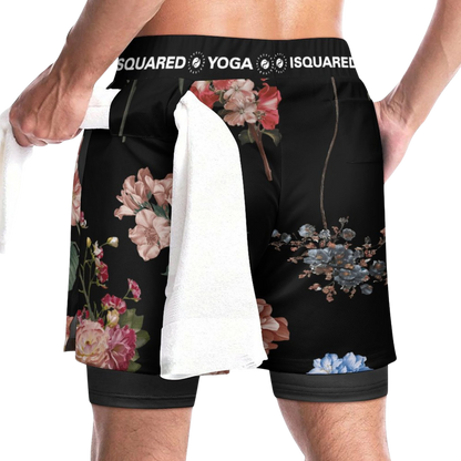 Botanicals - Comrpession Yoga Shorts