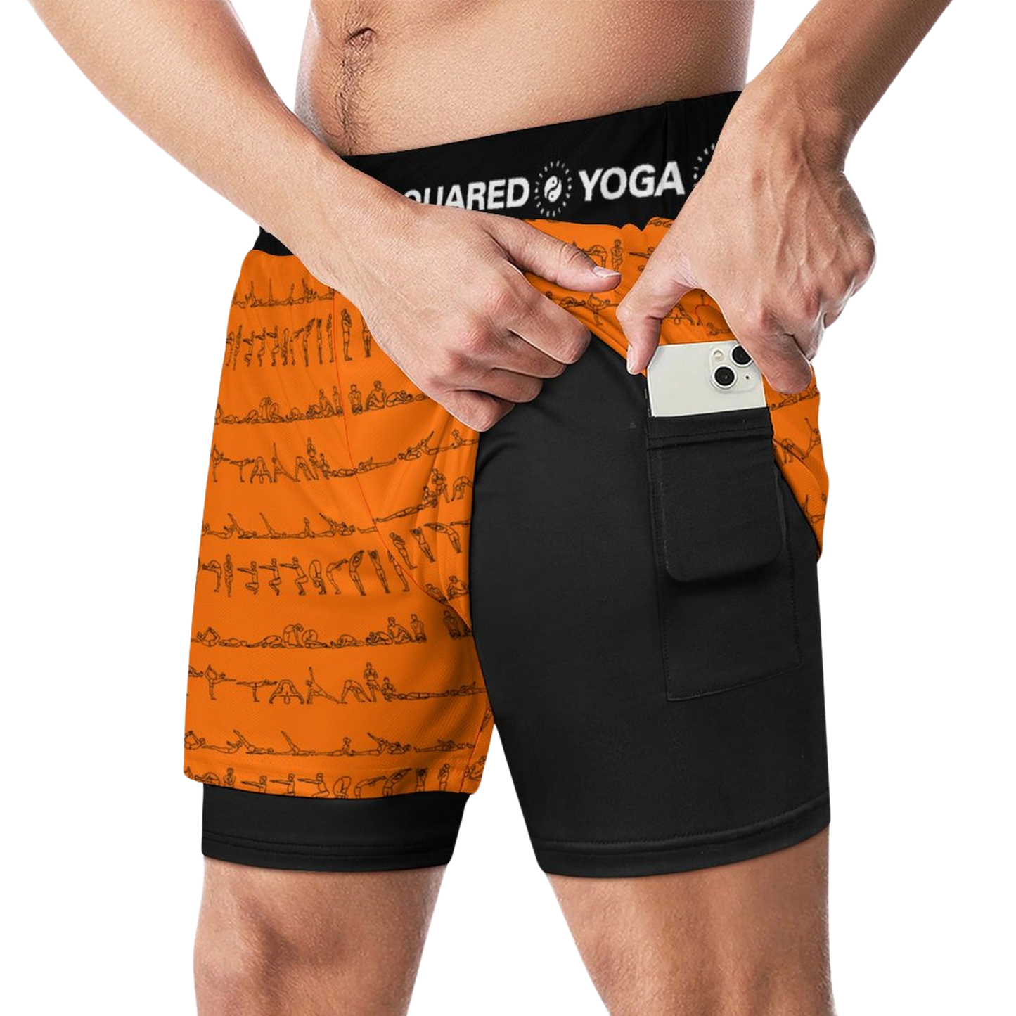Bikram Series - Compression Yoga Shorts