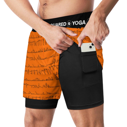 Bikram Series - Compression Yoga Shorts