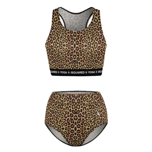 Wild Leopards - Hot Yoga Bikini Set