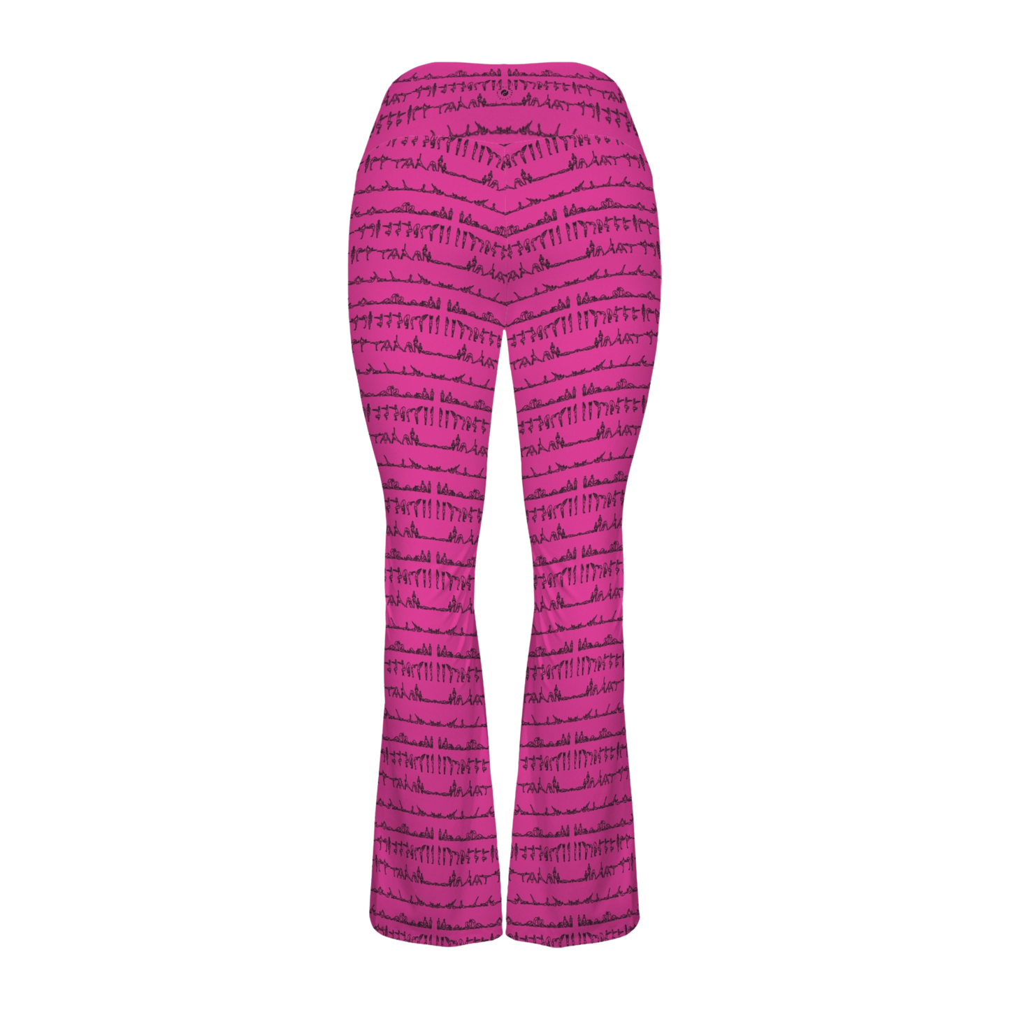 Bikram Series - Cross Waisted Flair Leggings REFINED