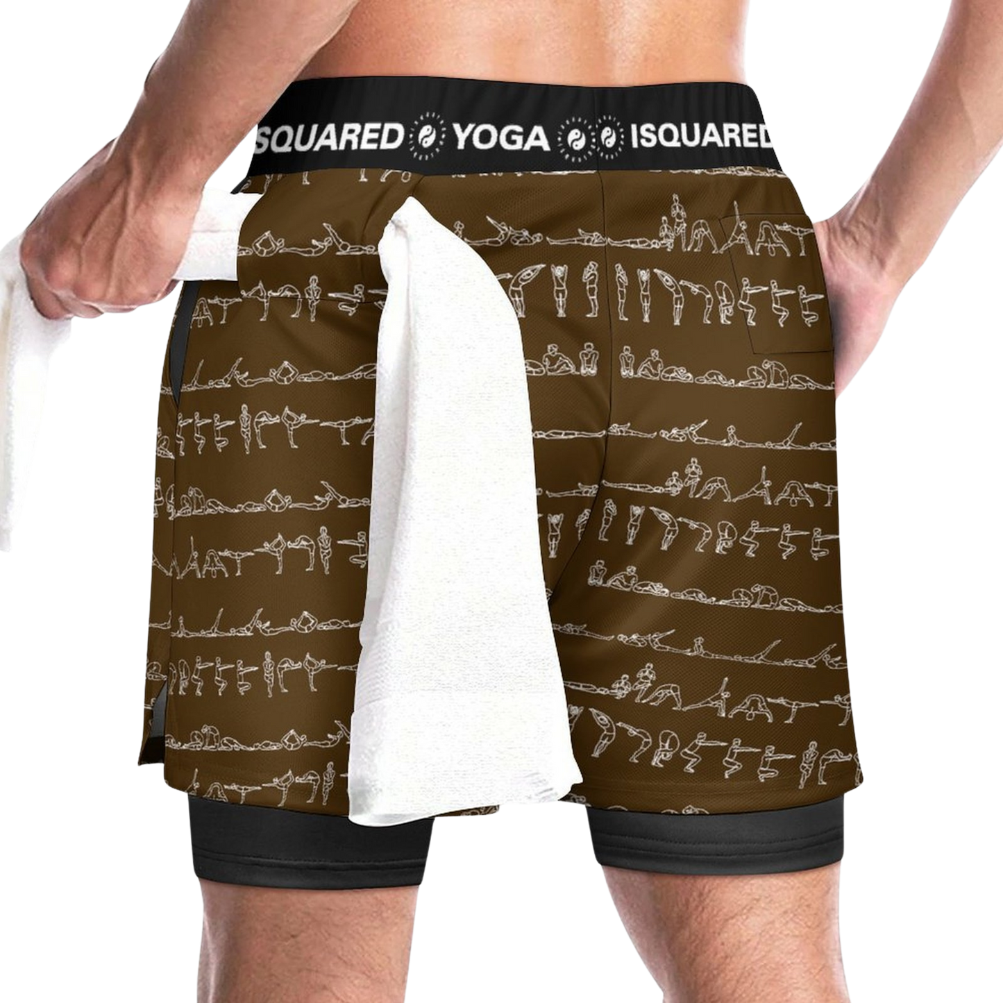 Bikram Ember - Compression Yoga Shorts