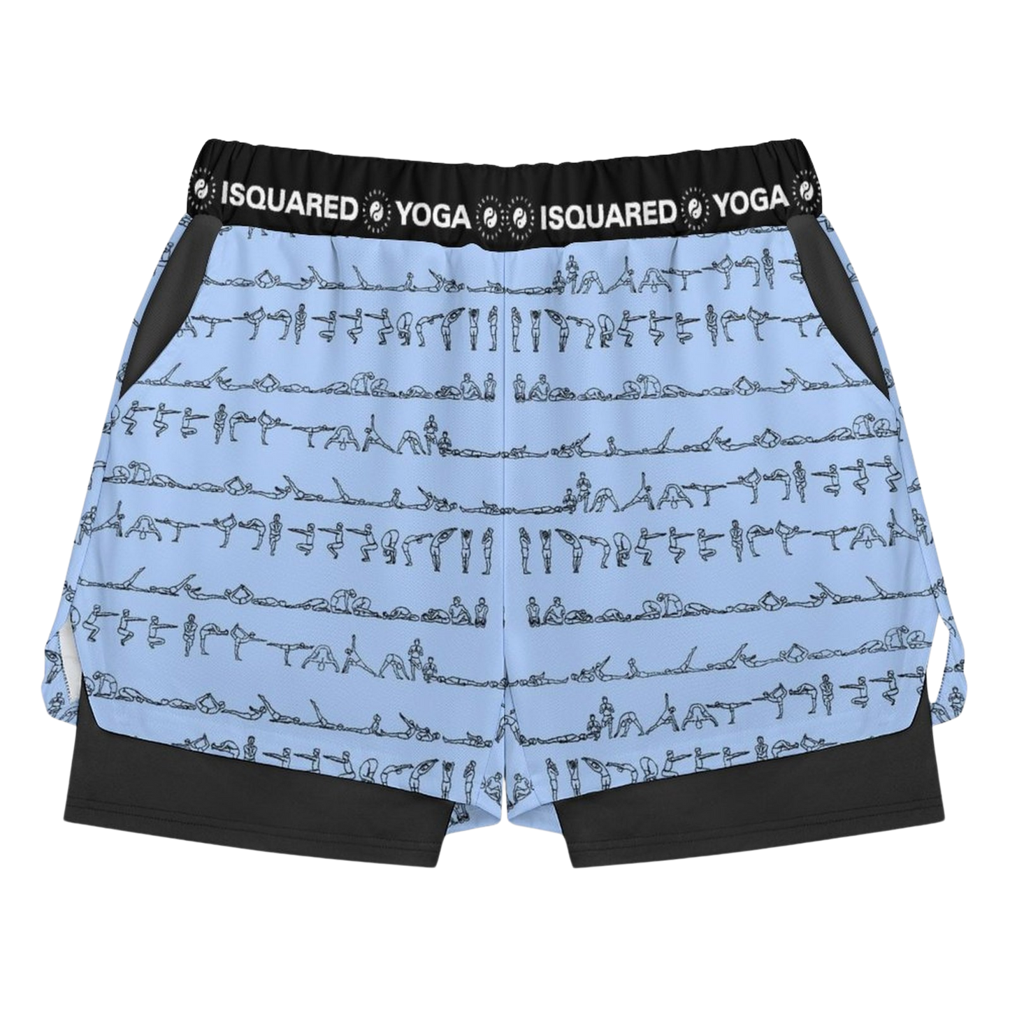 Bikram Pastel - Compression Yoga Shorts