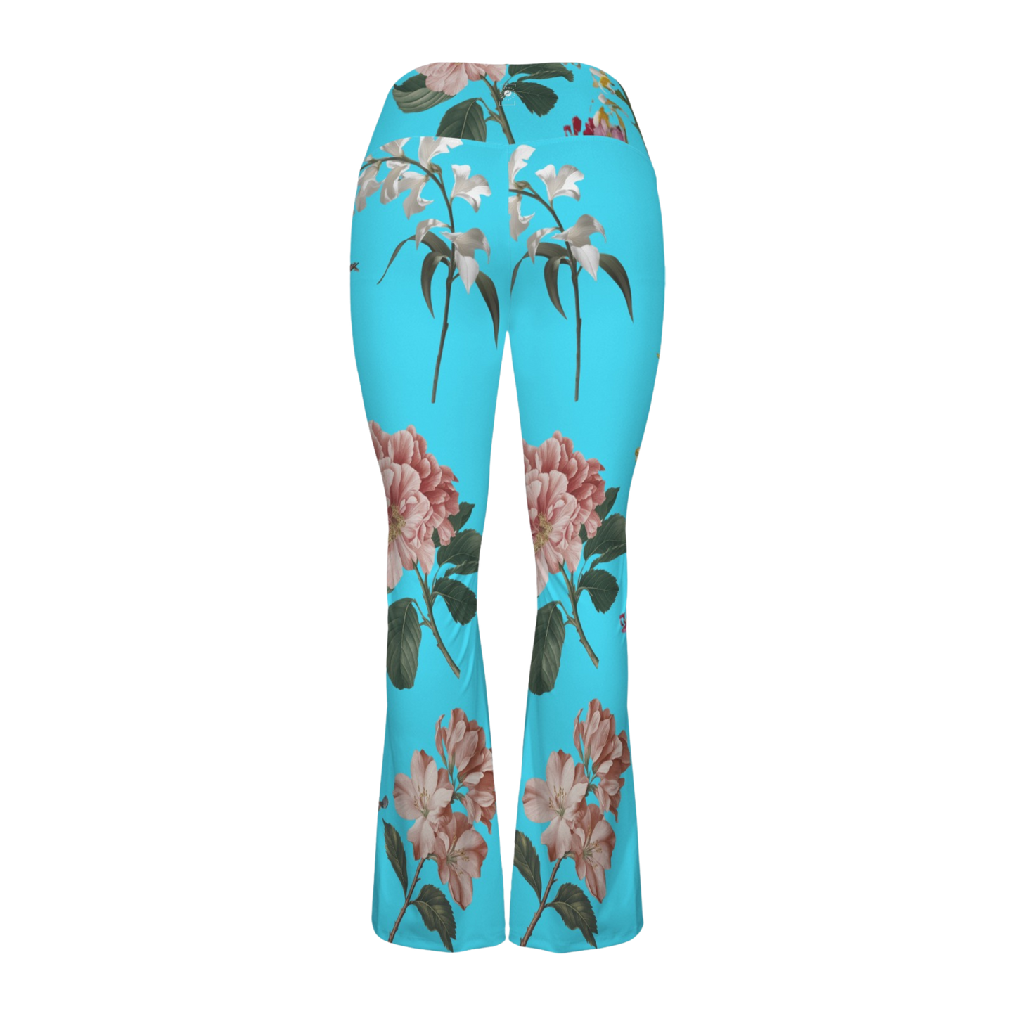 Botanicals - Cross Waisted Flair Leggings